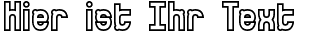 Ihre Vorschau von der Schriftart Bumped BRK