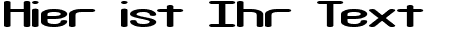 Ihre Vorschau von der Schriftart Crackdown R2 BRK