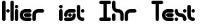 Ihre Vorschau von der Schriftart Techno Overload