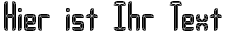 Ihre Vorschau von der Schriftart Your Complex Inlined