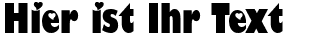 Ihre Vorschau von der Schriftart Hole Hearted
