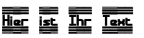 Ihre Vorschau von der Schriftart Bandwidth BRK