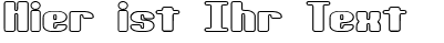 Ihre Vorschau von der Schriftart Typesource Extol Outlined