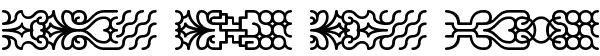 Ihre Vorschau von der Schriftart Line Dings BRK