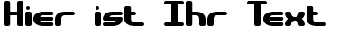 Ihre Vorschau von der Schriftart Gravitate BRK