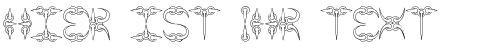 Ihre Vorschau von der Schriftart Claw BRK