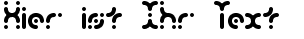 Ihre Vorschau von der Schriftart Zoetrope BRK
