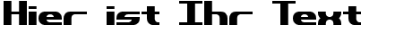 Ihre Vorschau von der Schriftart Dynamic BRK