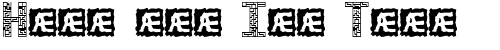 Ihre Vorschau von der Schriftart Tetricide BRK