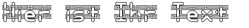 Ihre Vorschau von der Schriftart Entangled BRK