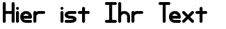 Ihre Vorschau von der Schriftart Entangled Plain BRK