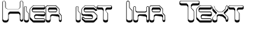 Ihre Vorschau von der Schriftart Chintzy CPU Shadow BRK
