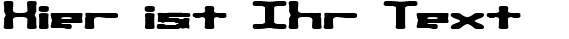 Ihre Vorschau von der Schriftart Square Route BRK