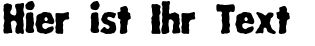Ihre Vorschau von der Schriftart Wobbly BRK