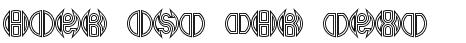 Ihre Vorschau von der Schriftart Double Bogey BRK