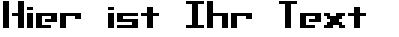 Ihre Vorschau von der Schriftart Setback BRK