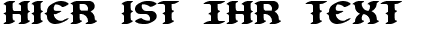 Ihre Vorschau von der Schriftart Gesture BRK
