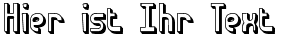 Ihre Vorschau von der Schriftart Euphoric 3D BRK