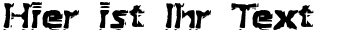 Ihre Vorschau von der Schriftart Extraction BRK