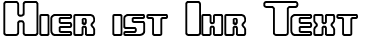 Ihre Vorschau von der Schriftart Underwhelmed Outlined BRK