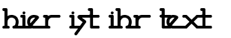 Ihre Vorschau von der Schriftart Powderworks BRK