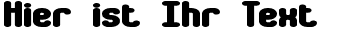 Ihre Vorschau von der Schriftart Chumbly BRK