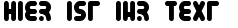 Ihre Vorschau von der Schriftart Whatever BRK