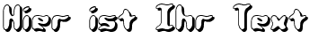 Ihre Vorschau von der Schriftart Qlumpy Shadow BRK