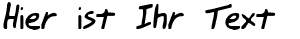 Ihre Vorschau von der Schriftart Johnny Mac Scrawl BRK