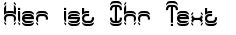 Ihre Vorschau von der Schriftart Synthetic BRK