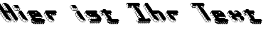 Ihre Vorschau von der Schriftart Block Tilt BRK