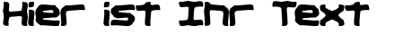 Ihre Vorschau von der Schriftart Vindictive BRK