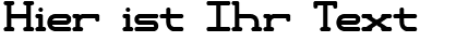 Ihre Vorschau von der Schriftart Xipital BRK