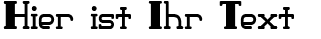 Ihre Vorschau von der Schriftart Classic Trash BRK