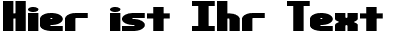 Ihre Vorschau von der Schriftart Yesterday BRK