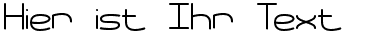 Ihre Vorschau von der Schriftart Pneumatics BRK