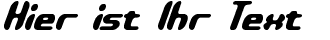 Ihre Vorschau von der Schriftart Detonate BRK