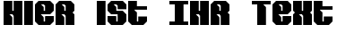 Ihre Vorschau von der Schriftart Revert BRK