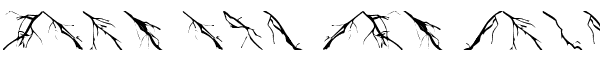 Ihre Vorschau von der Schriftart Lightning Bolts
