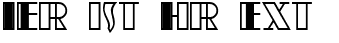 Ihre Vorschau von der Schriftart Moebius