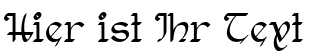 Ihre Vorschau von der Schriftart Rostock Kaligraph