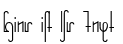 Ihre Vorschau von der Schriftart Rudelskopf Deutsch