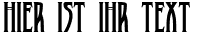 Ihre Vorschau von der Schriftart XAyax