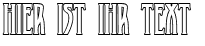 Ihre Vorschau von der Schriftart XAyax Outline
