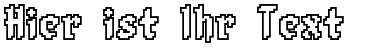 Ihre Vorschau von der Schriftart 8-Bit Limit O BRK