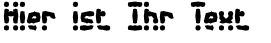 Ihre Vorschau von der Schriftart Amalgamate BRK
