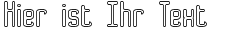 Ihre Vorschau von der Schriftart Bend 2 Squares OL1 BRK