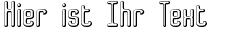 Ihre Vorschau von der Schriftart Bend 2 Squares OL2 BRK