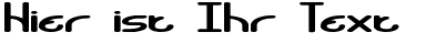 Ihre Vorschau von der Schriftart Bendable BRK