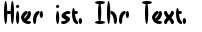 Ihre Vorschau von der Schriftart Bocuma BRK